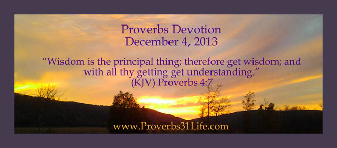 Proverbs Devotion