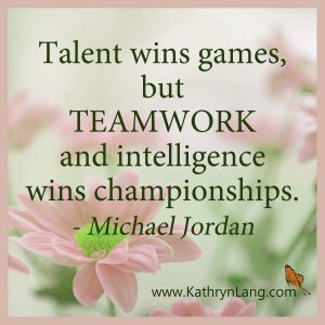 Quote of the Day - Talent Wins - Michael Jordan