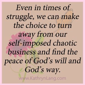 Being too busy for God with Growing HOPE