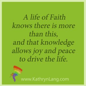 Lack of faith or life of faith