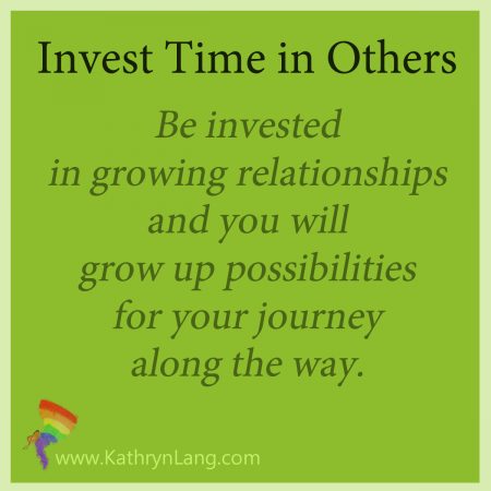 invest time in others