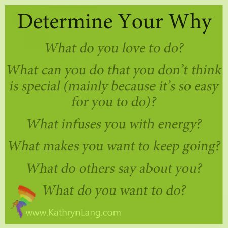 determine your why