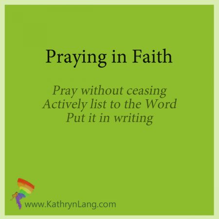 praying in faith