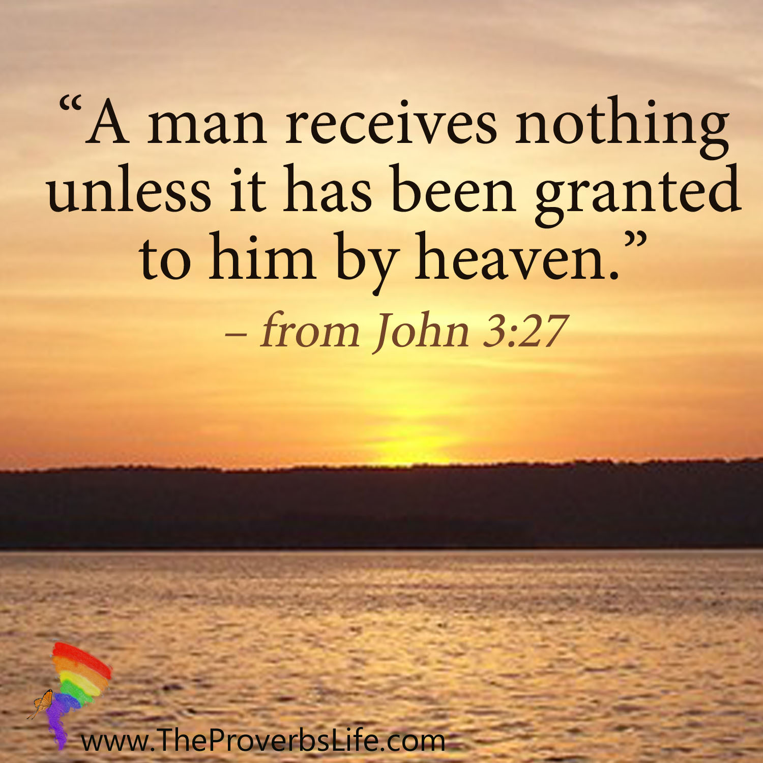 Scripture Focus - John 3:27