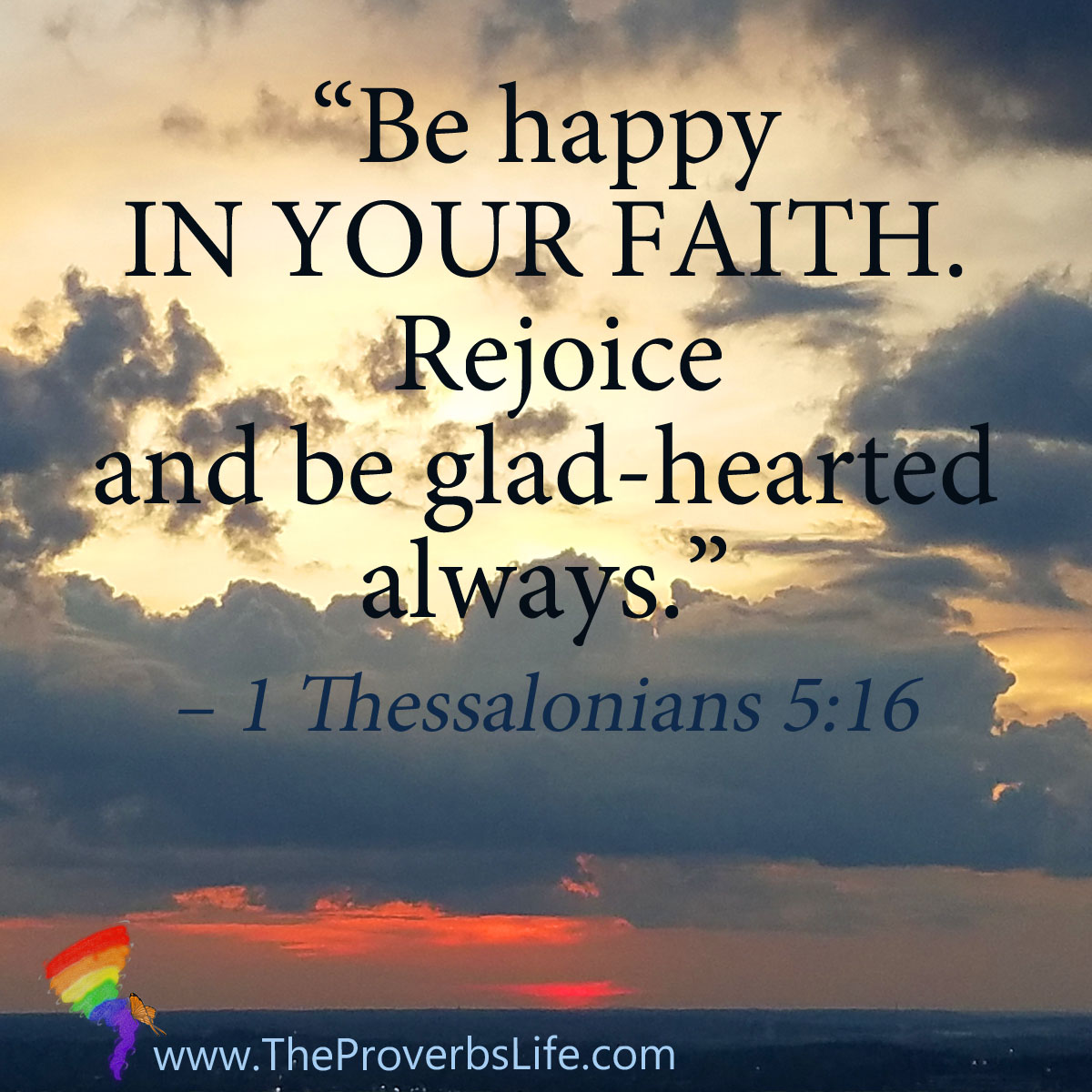 Scripture Focus - 1 Thessalonians 5:16