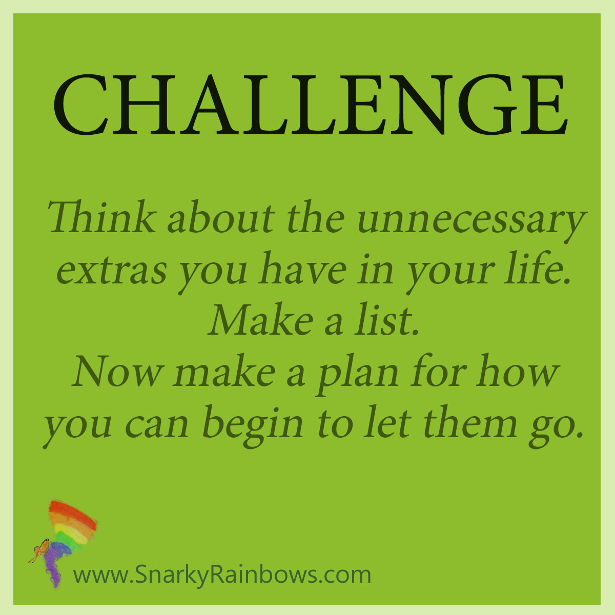 Daily Challenge - release the unnecessary
