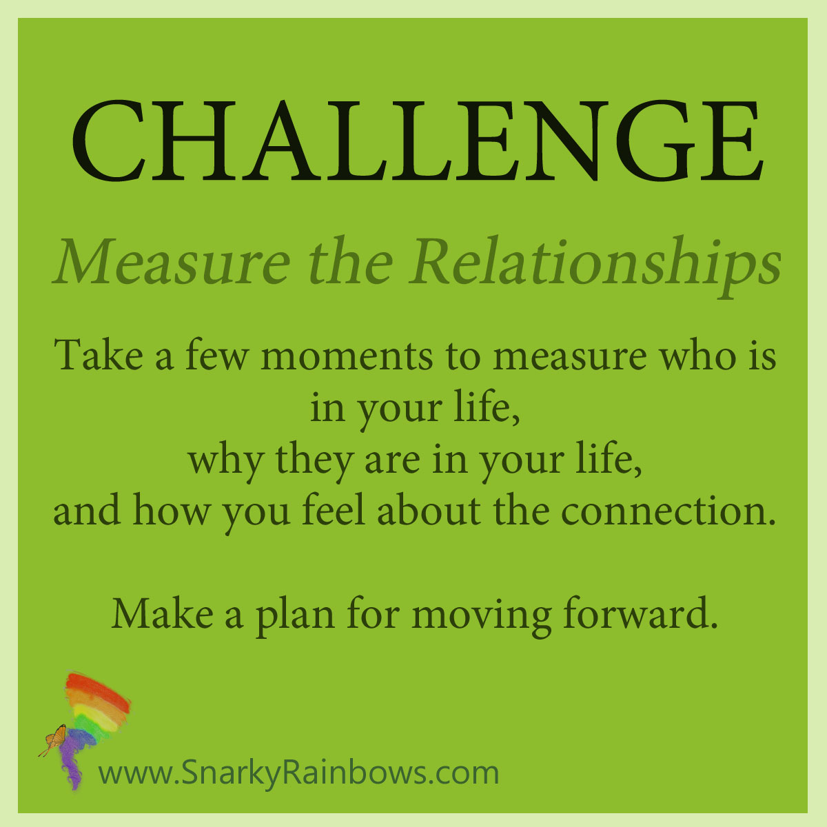 Daily Challenge - measure the relationships