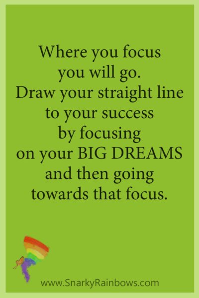 GHD Quote pinterest - focus on BIG DREAMS