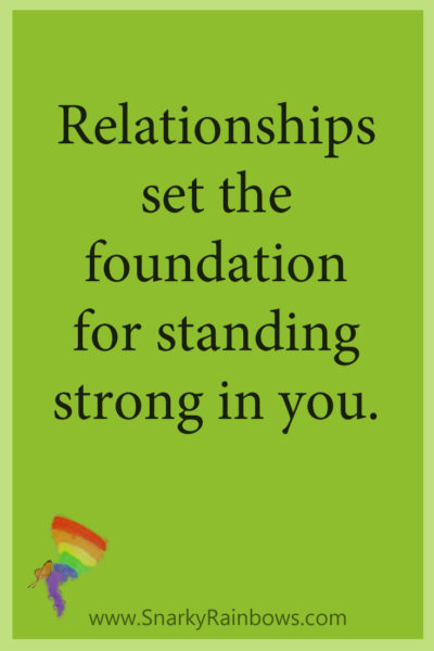 #GrowingHOPE Daily - quote - relationships set the foundation