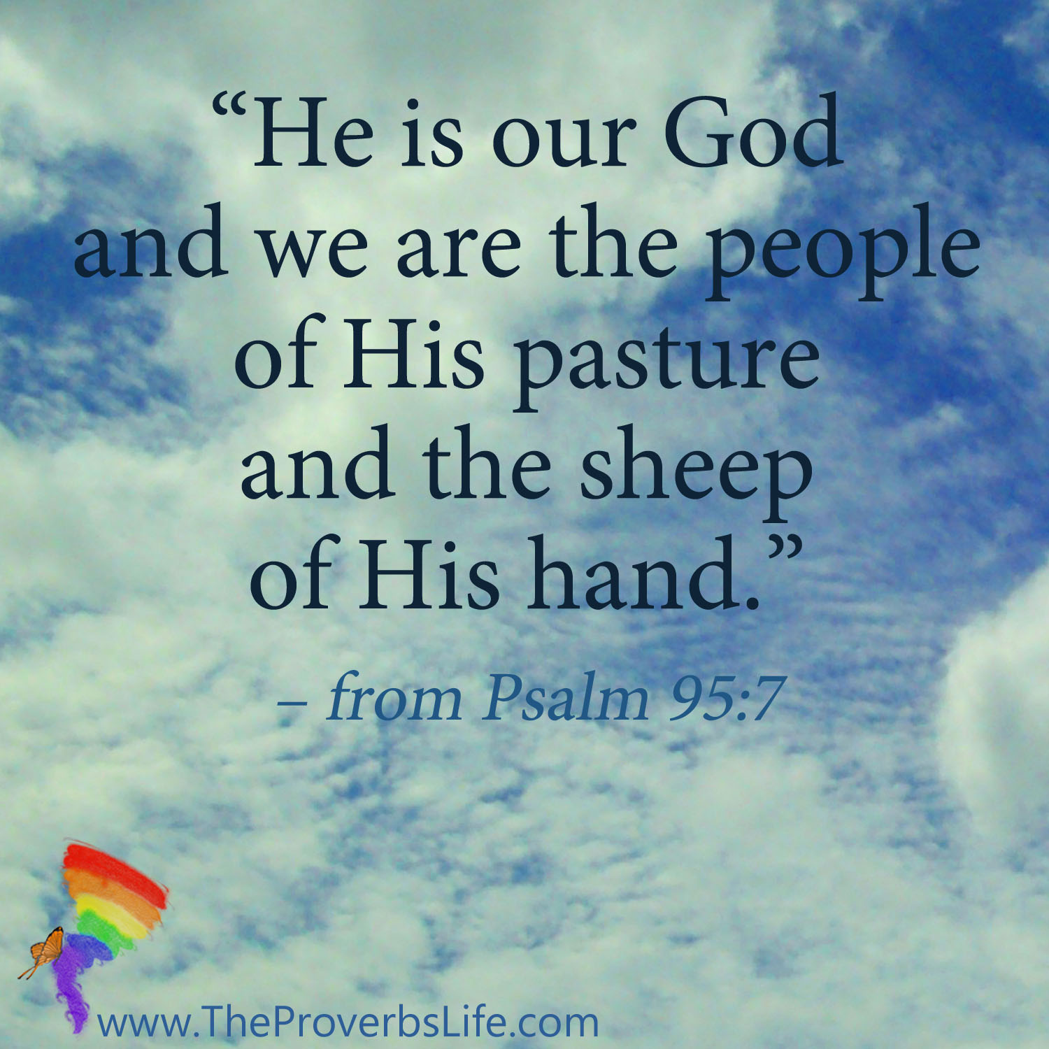 Scripture Focus Psalm 95:7
