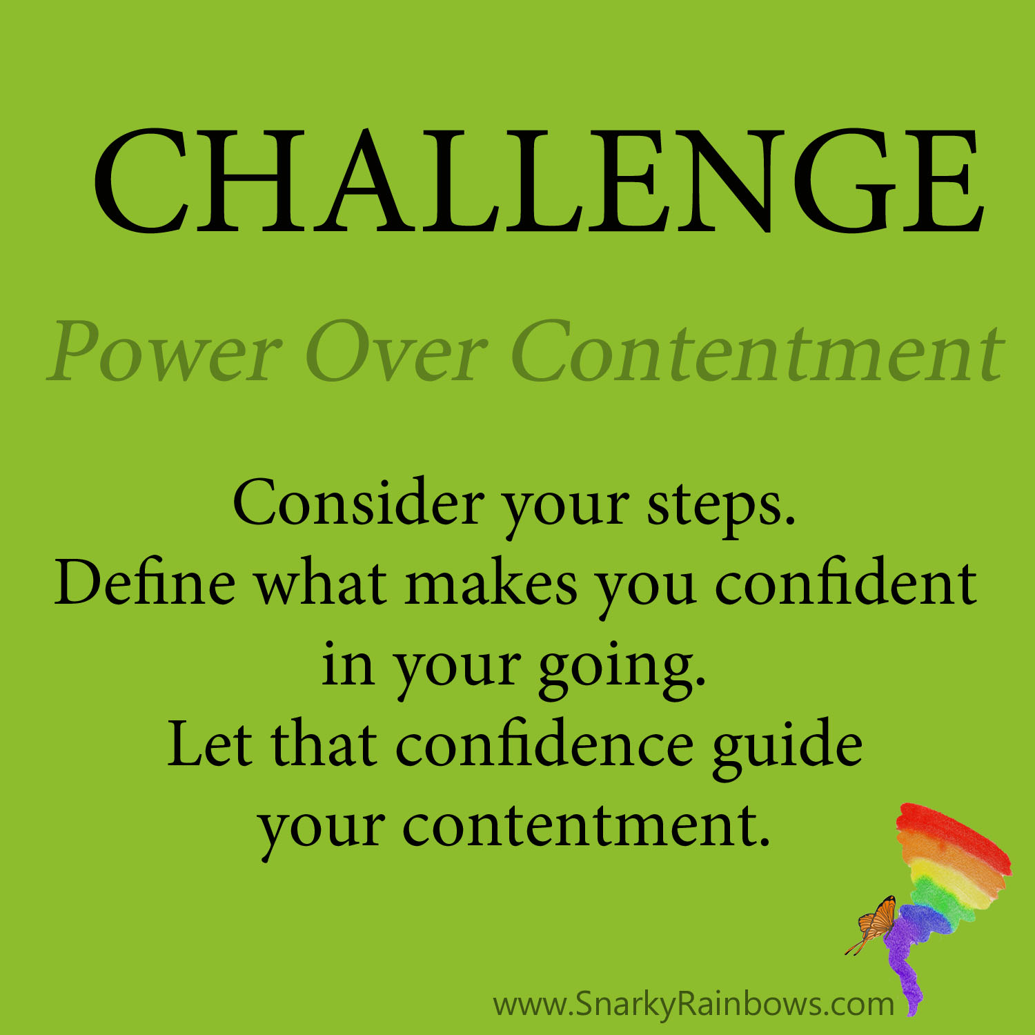 Daily Challenge for November 13 - power of contentment