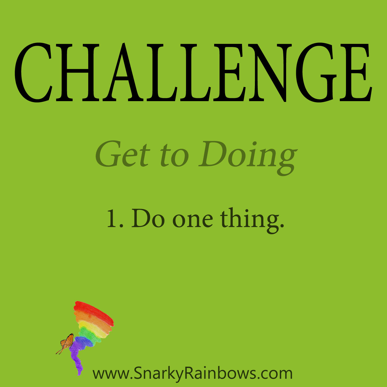 Daily Challenge for December 12 - Get to Doing