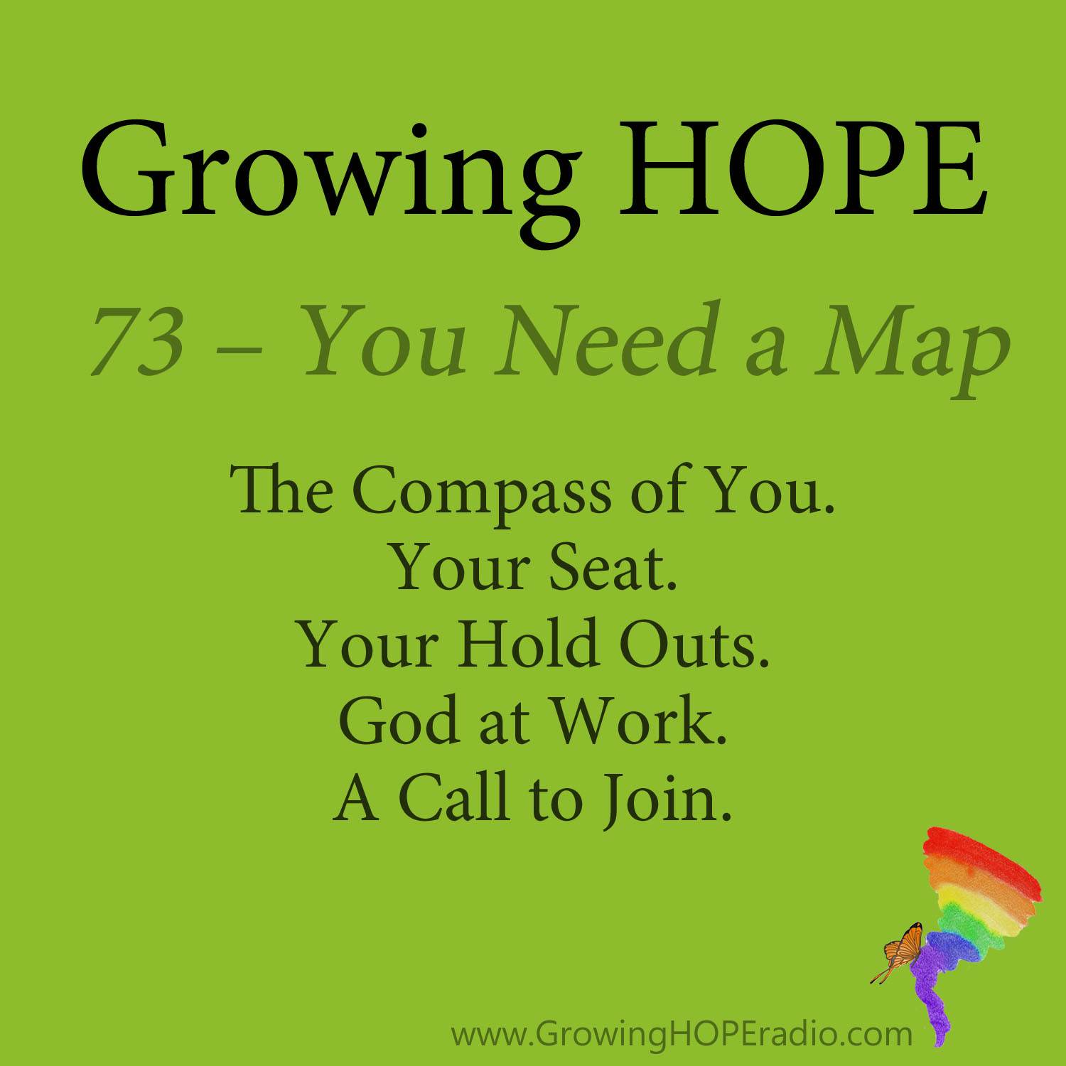 #GrowingHOPE Daily - 5 POints - 73 - You Need a Map