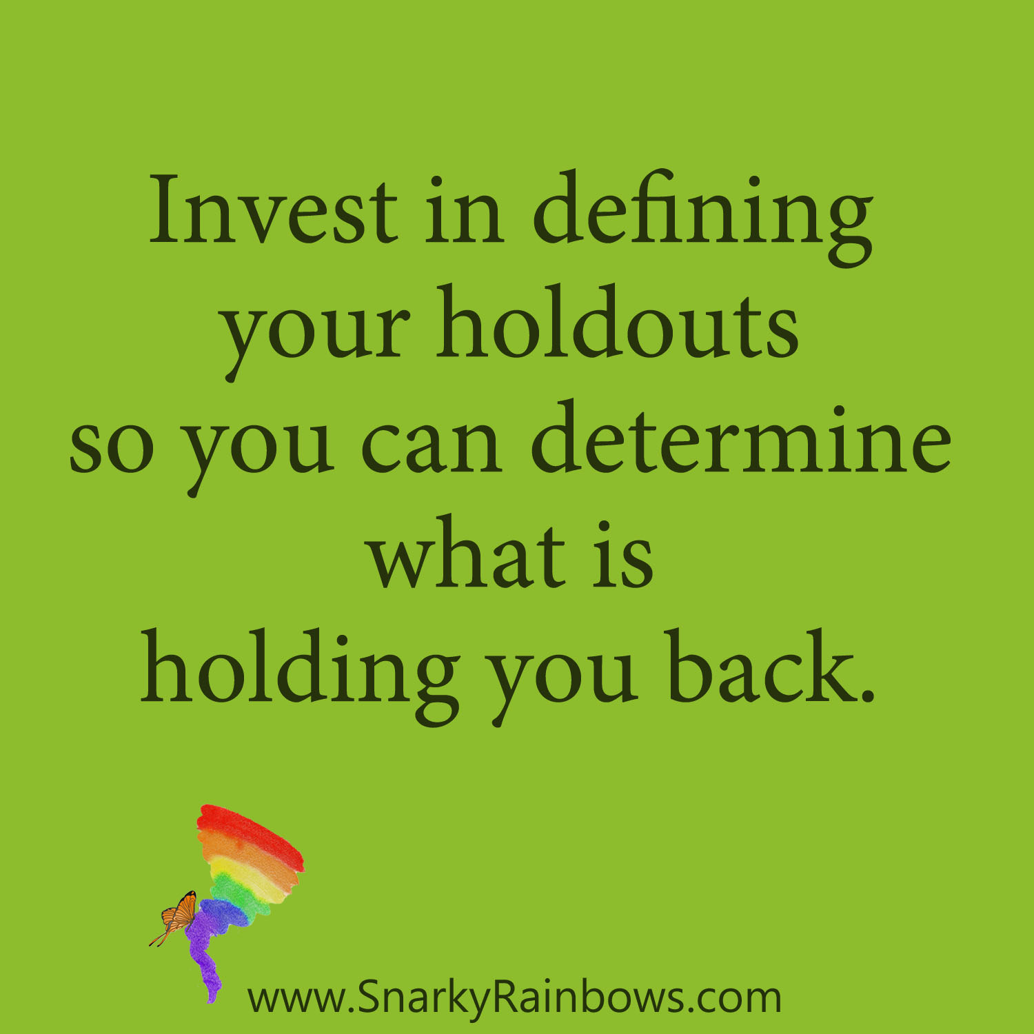 Growing hOPE Daily - quote - defining your holdouts