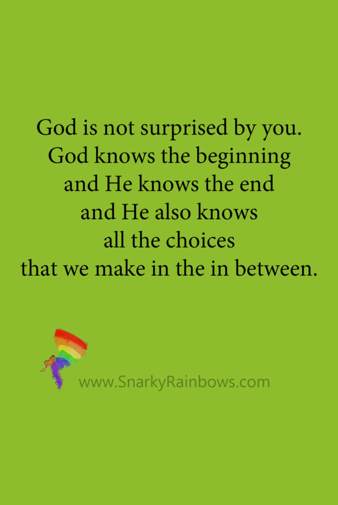 Growing HOPE Daily - Pinterest quote - God is not surprised