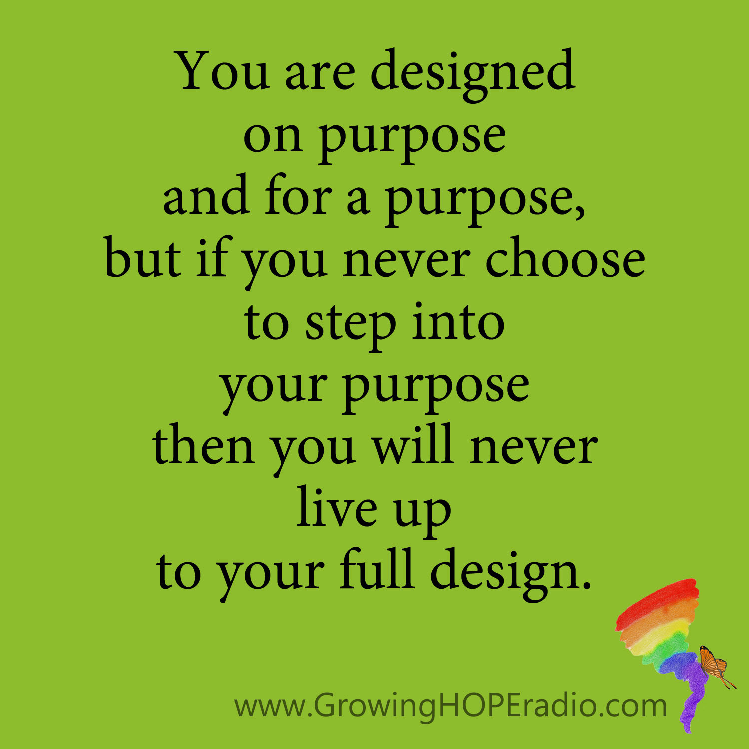 Growing HOPE Daily - Quote - your full design