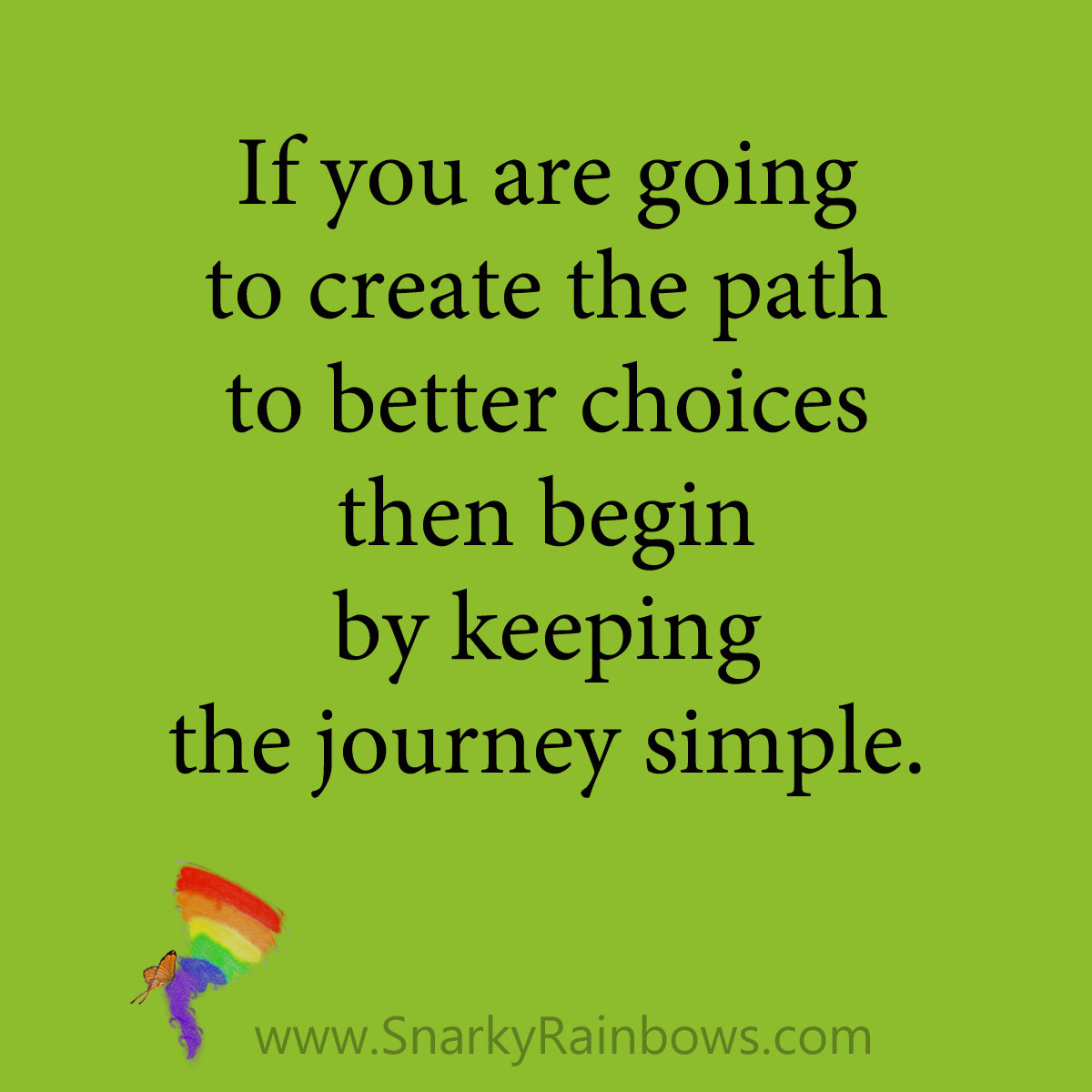 temperance is simple