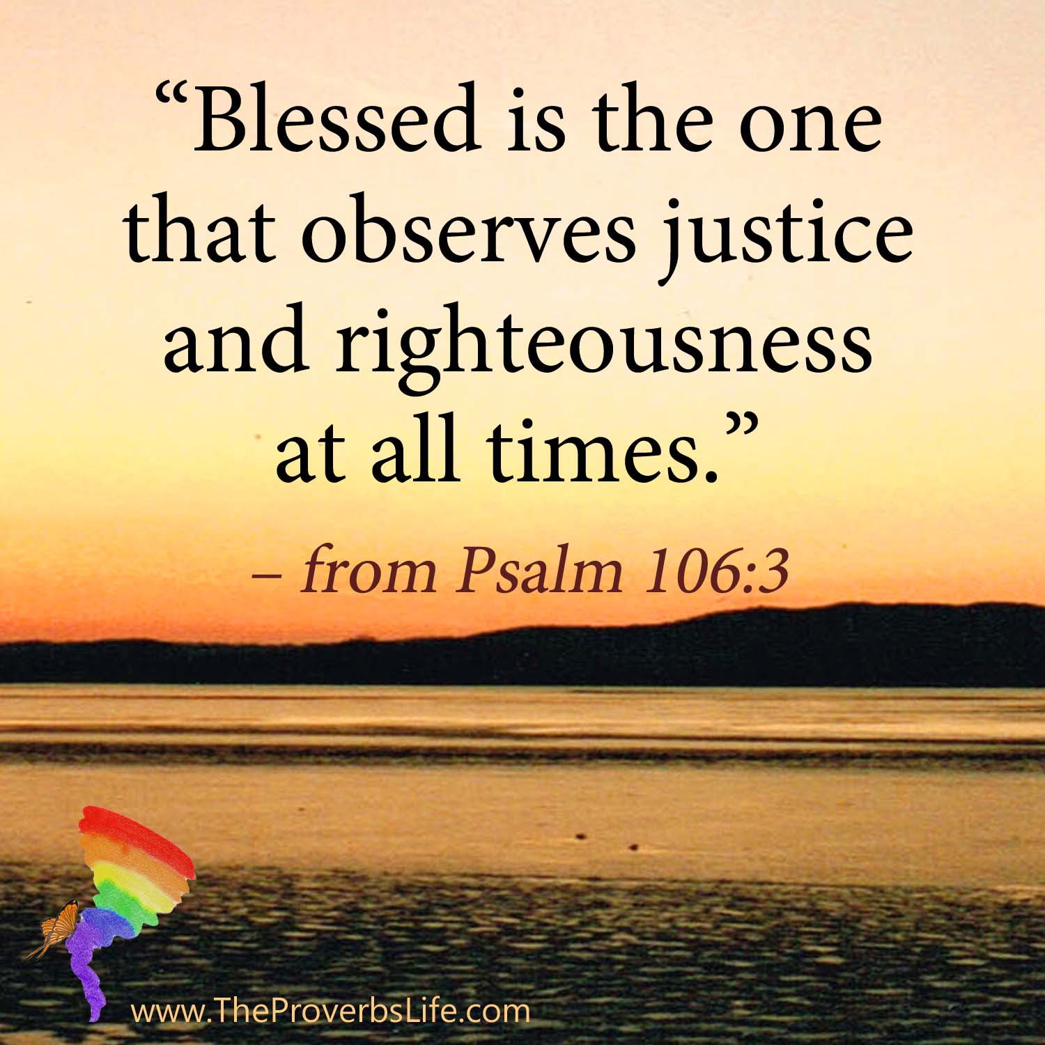 Scripture Focus Psalm 106:3