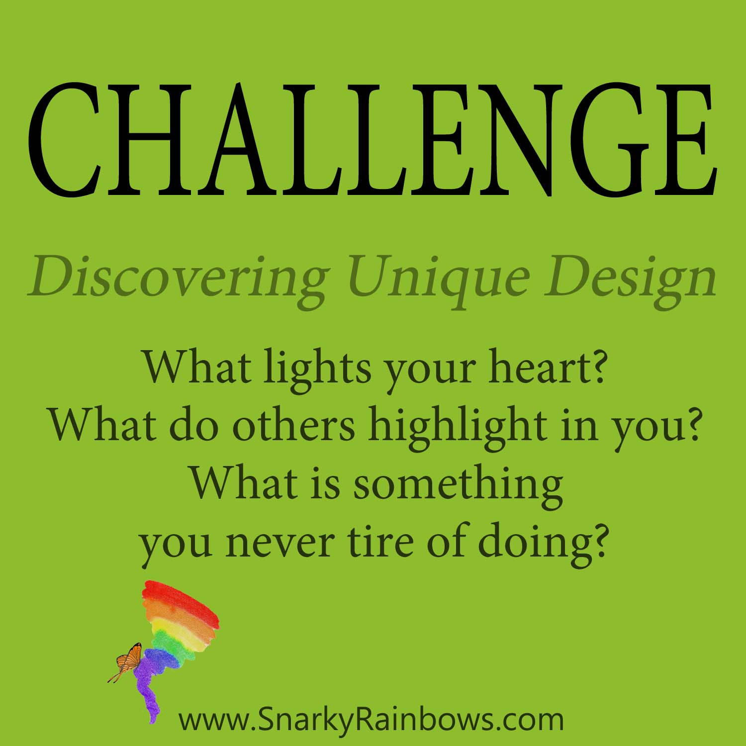 Daily Challenge - discovering unique design