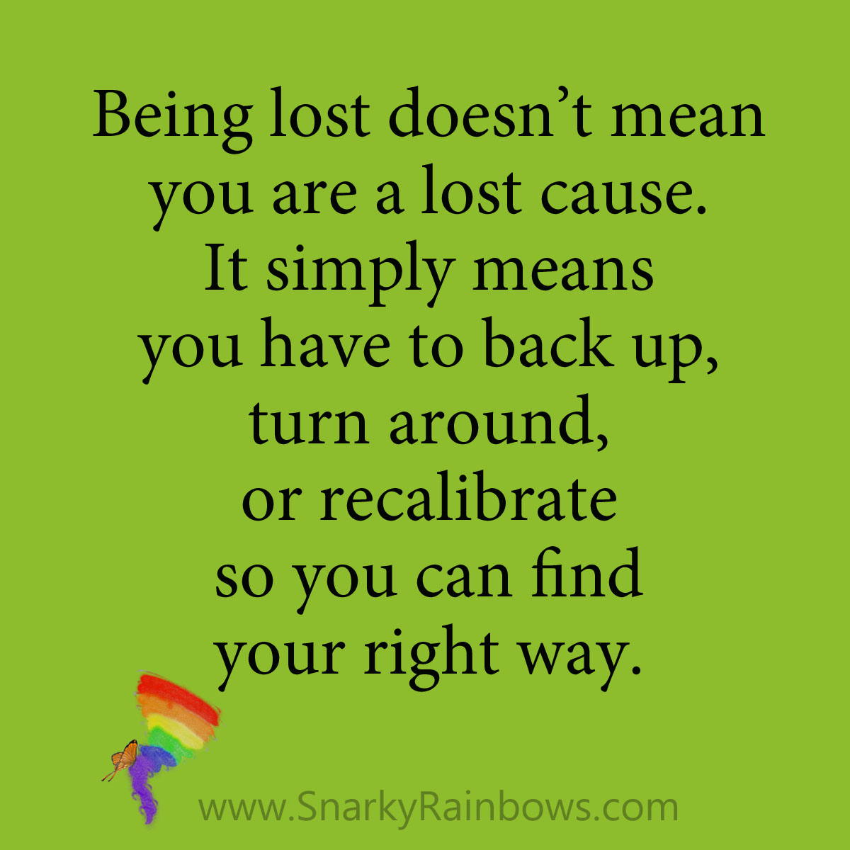 quote - not a lost cause