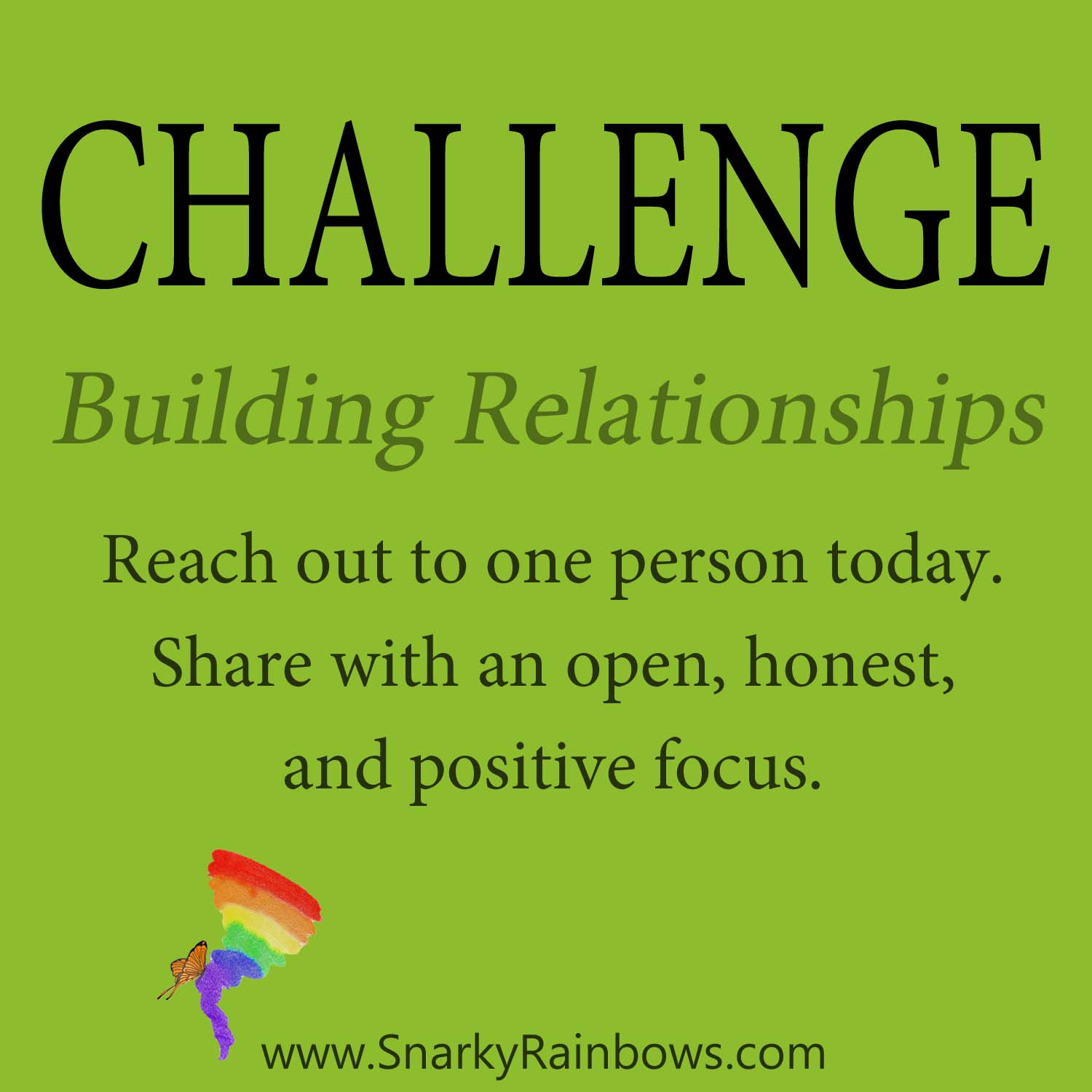 Daily Challenge - building relationships