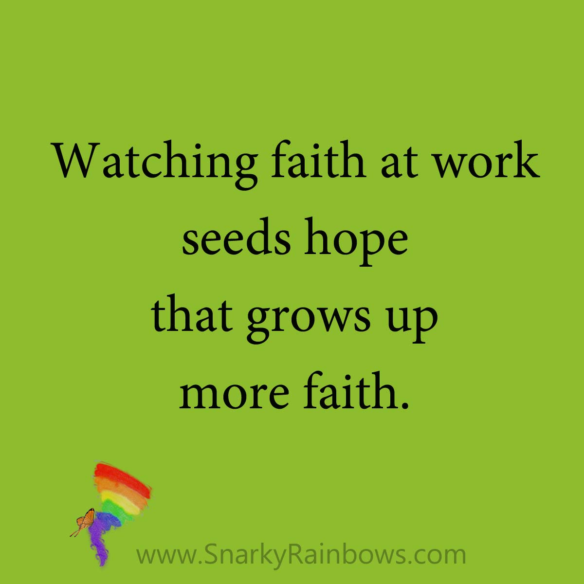quote - faith at work
