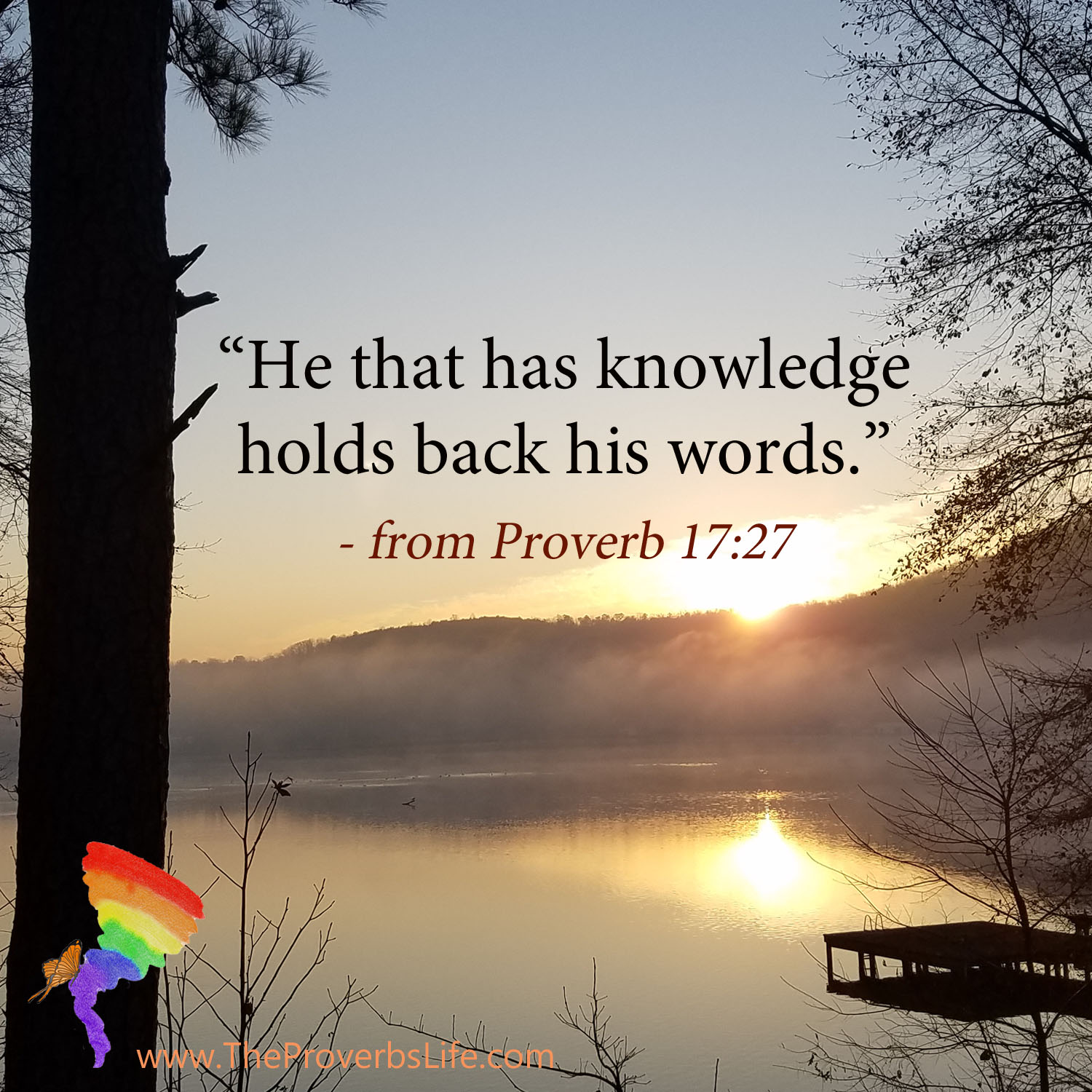 Scripture Focus - Proverb 17:27