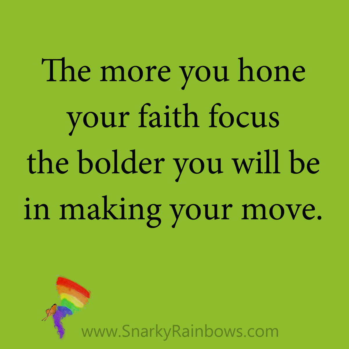 quote - faith focus