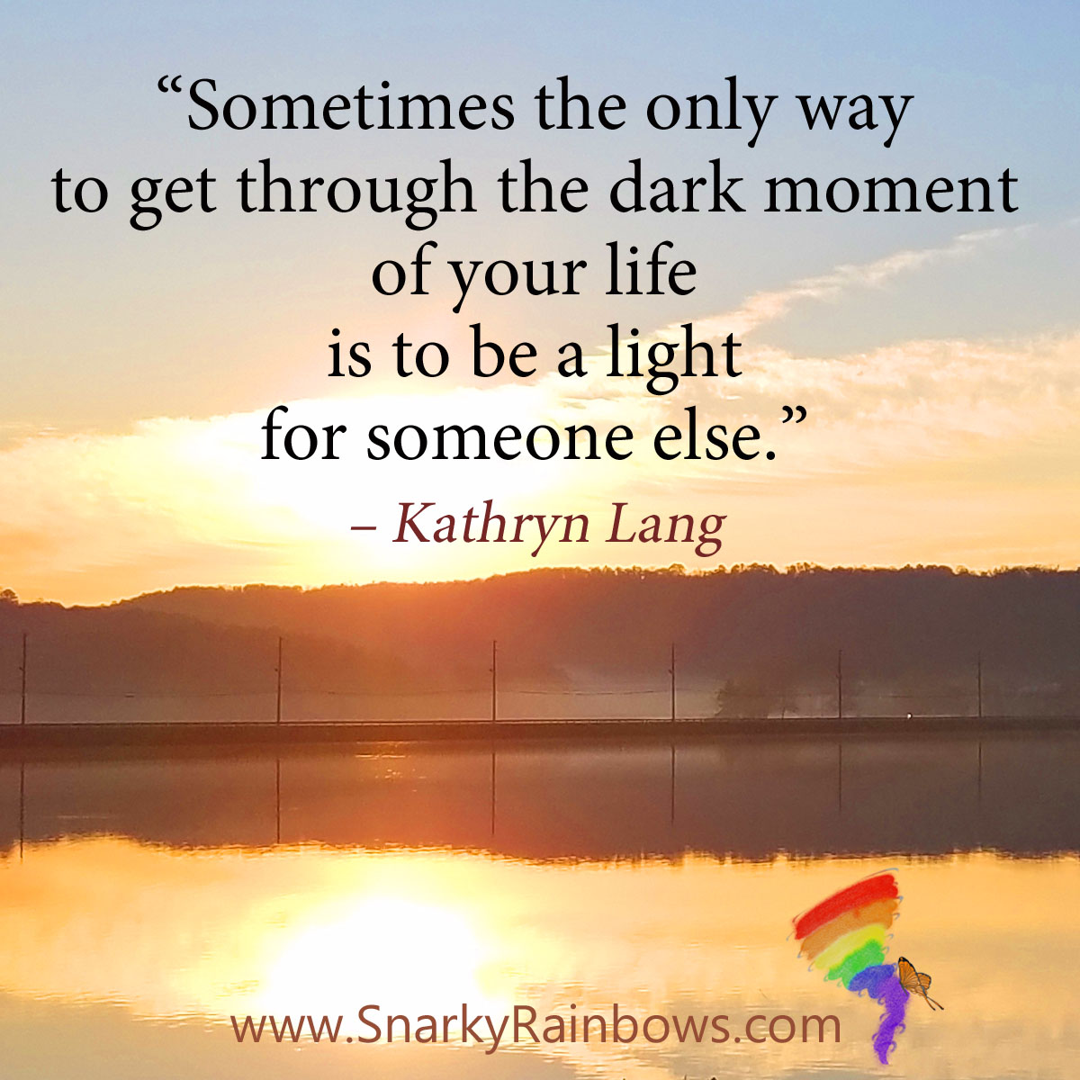 #QuoteoftheDay - be a light