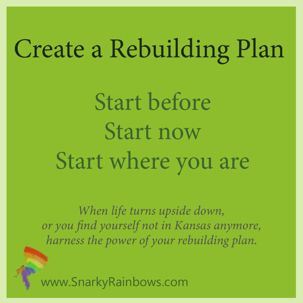 Rebuilding plan
