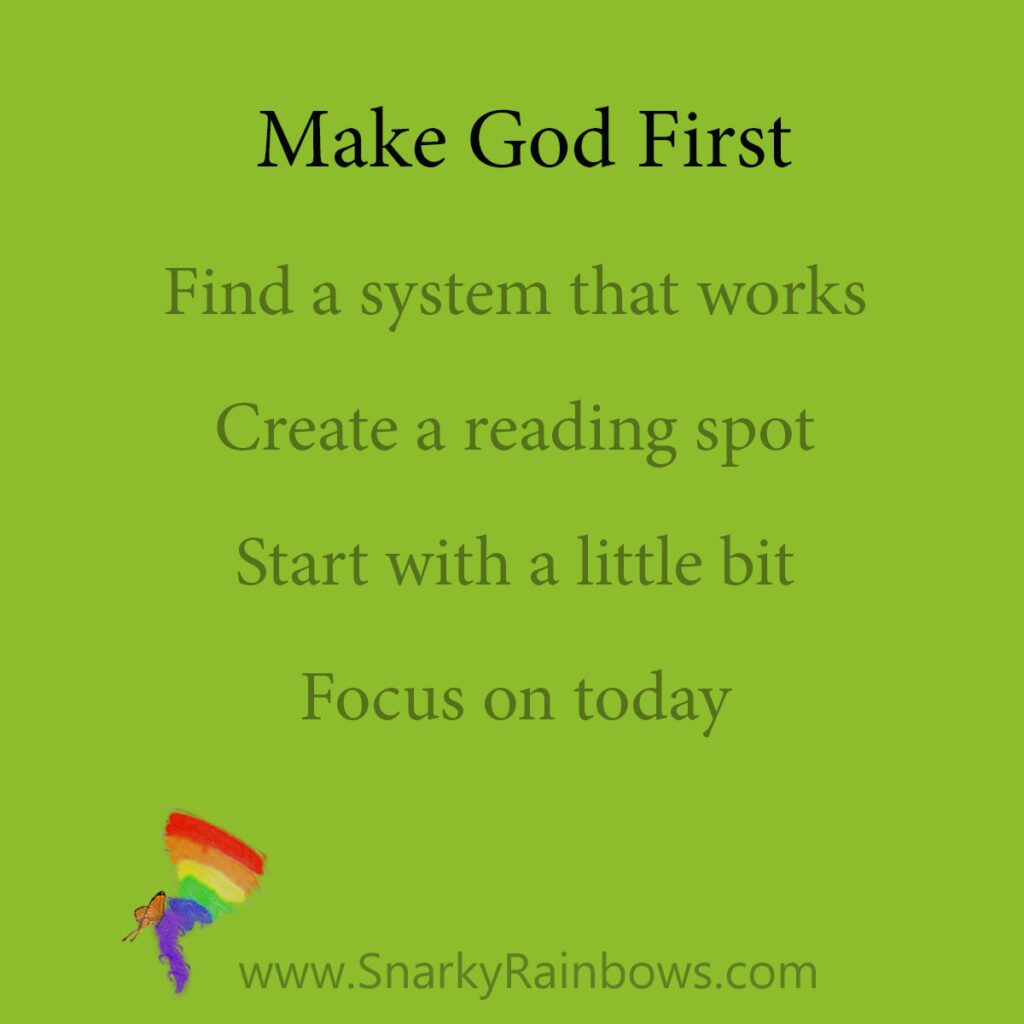 Tips to Make God First