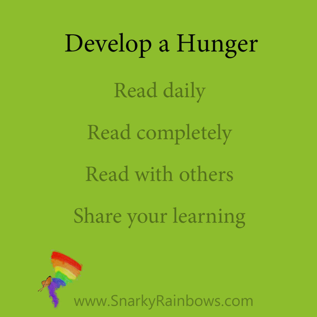 develop a hunger