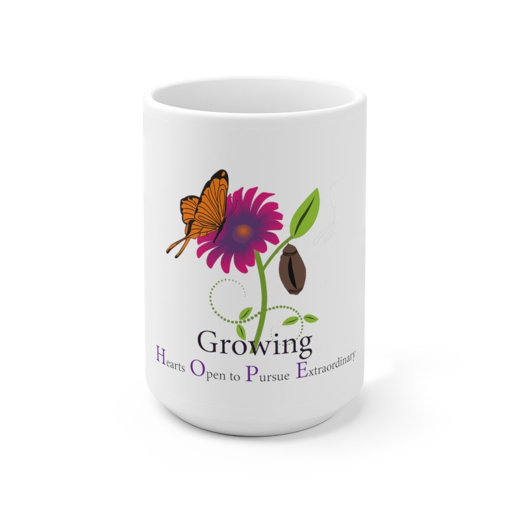 #GrowingHOPE Motto Ceramic Mug 15oz