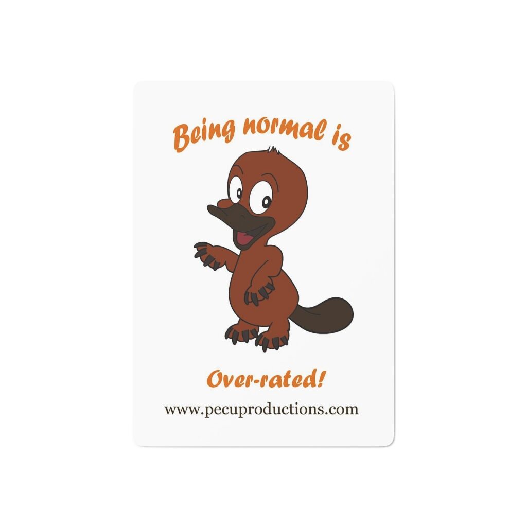 Being Normal Custom Poker Cards