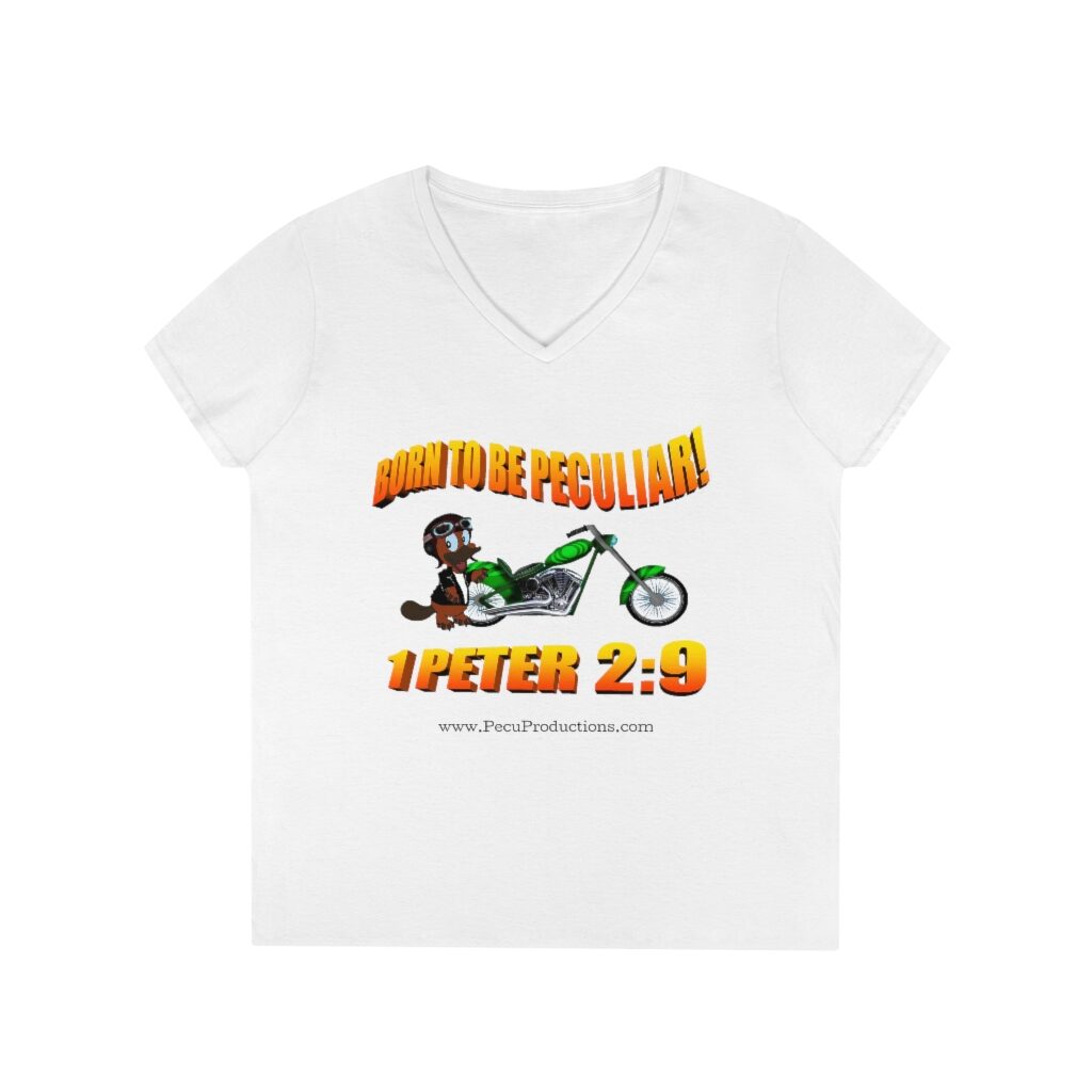 Born to Be Peculiar Ladies' V-Neck T-Shirt