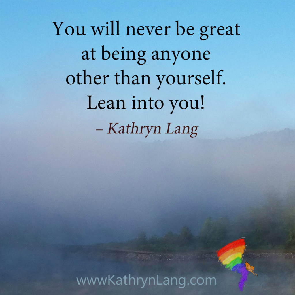 #QuoteoftheDay

You will never be great at being anyone other than yourself. Lean into you!

Dare to be you!