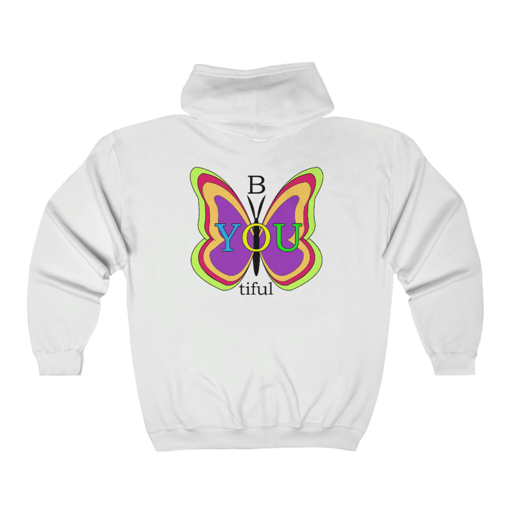 B YOU tiful Hoody - back design
