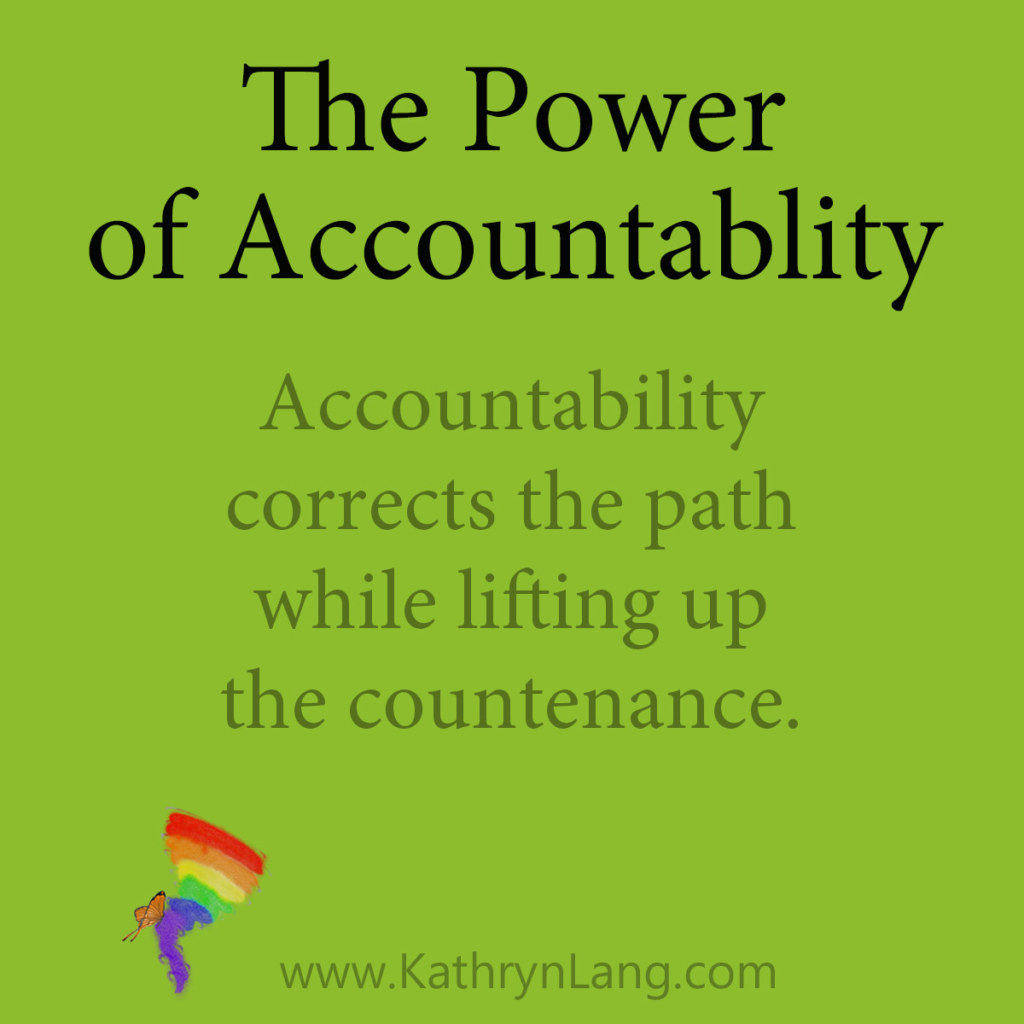 The power of accountability