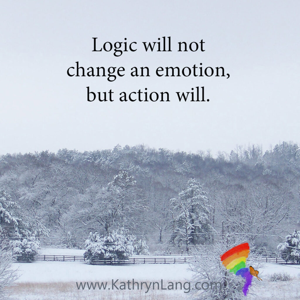 #QuoteoftheDay

Logic will not change an emotion, but action will.