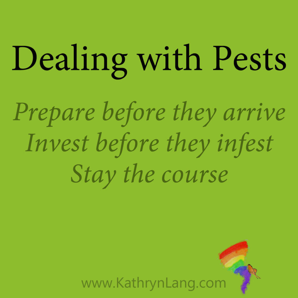 Dealing with pests